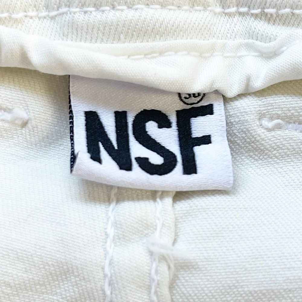 NSF The Wallace Slim Pant Trouser in cream NWT. - Picture 7 of 8